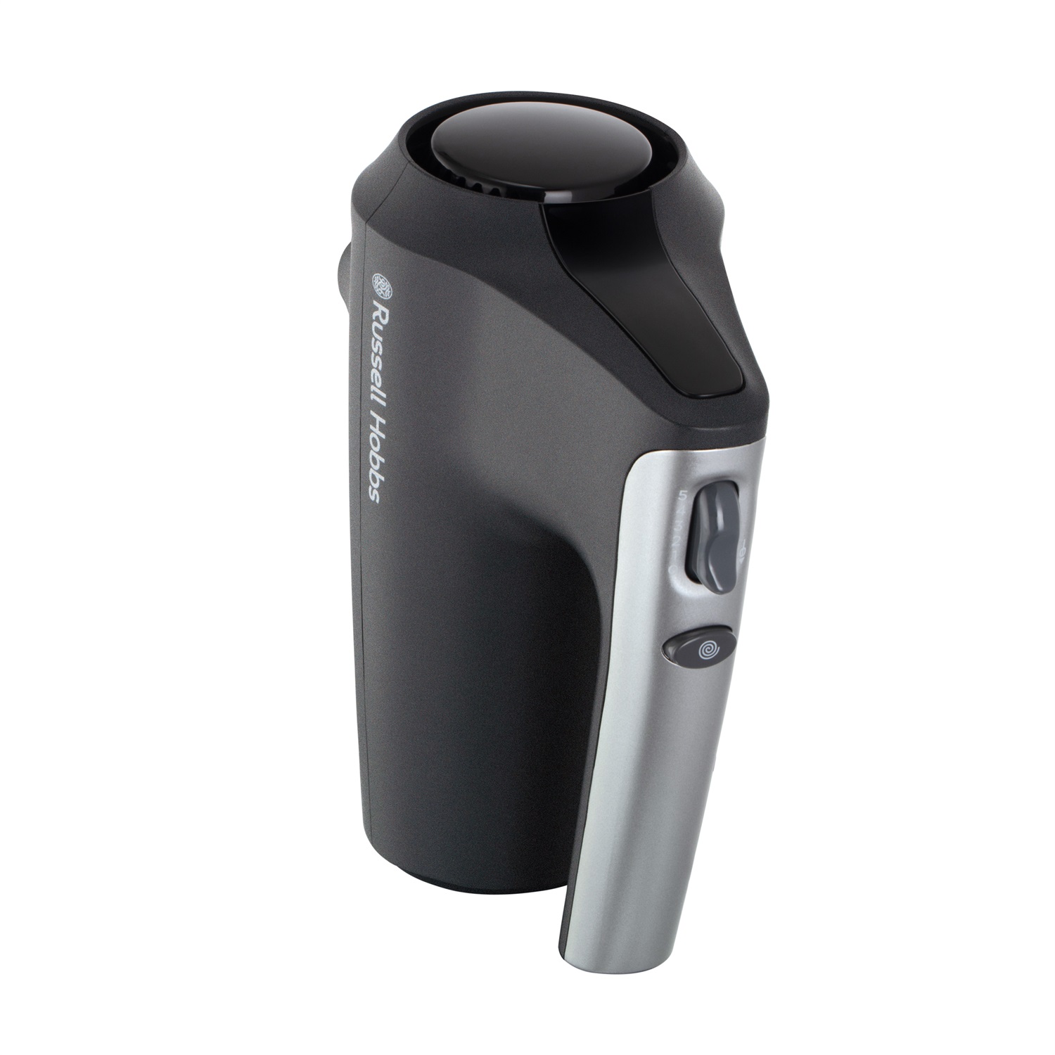 Russell Hobbs Frullatore a Mano 350W - 5 Velocità Turbo, Fruste e Ganci in Cromato, Lavastoviglie ok, Desire Matte Charcoal