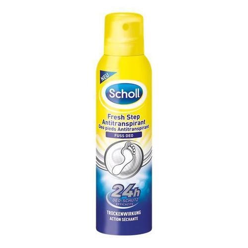 Scholl Deodorante per Piedi - Freschezza 24h, Antitraspirante Unisex, 150 ml