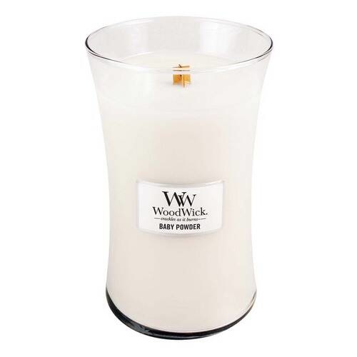WoodWick Candela Profumata Grande Amarena (Black Cherry) - Durata Fino a 130 Ore con Stoppino Scoppiettante in Legno