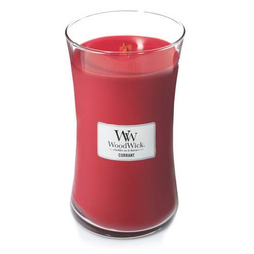 Woodwick Candela Profumata Lino 610 g con Stoppino Scoppiettante - Fino a 130 Ore di Durata