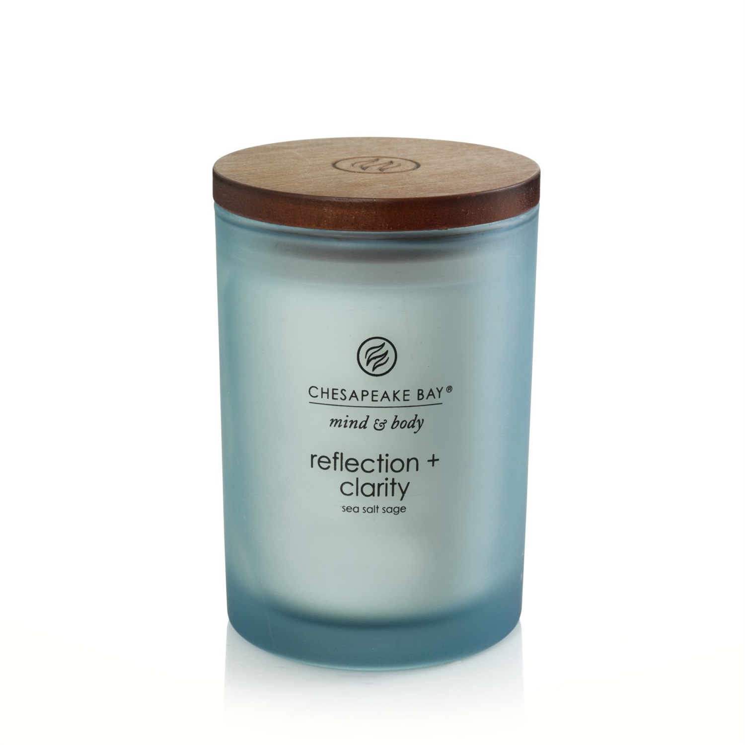 Chesapeake Bay Candle Reflection & Clarity Candela in Vetro Piccola 96 gr - Fragranza Sea Salt Sage per Unisex Adulto