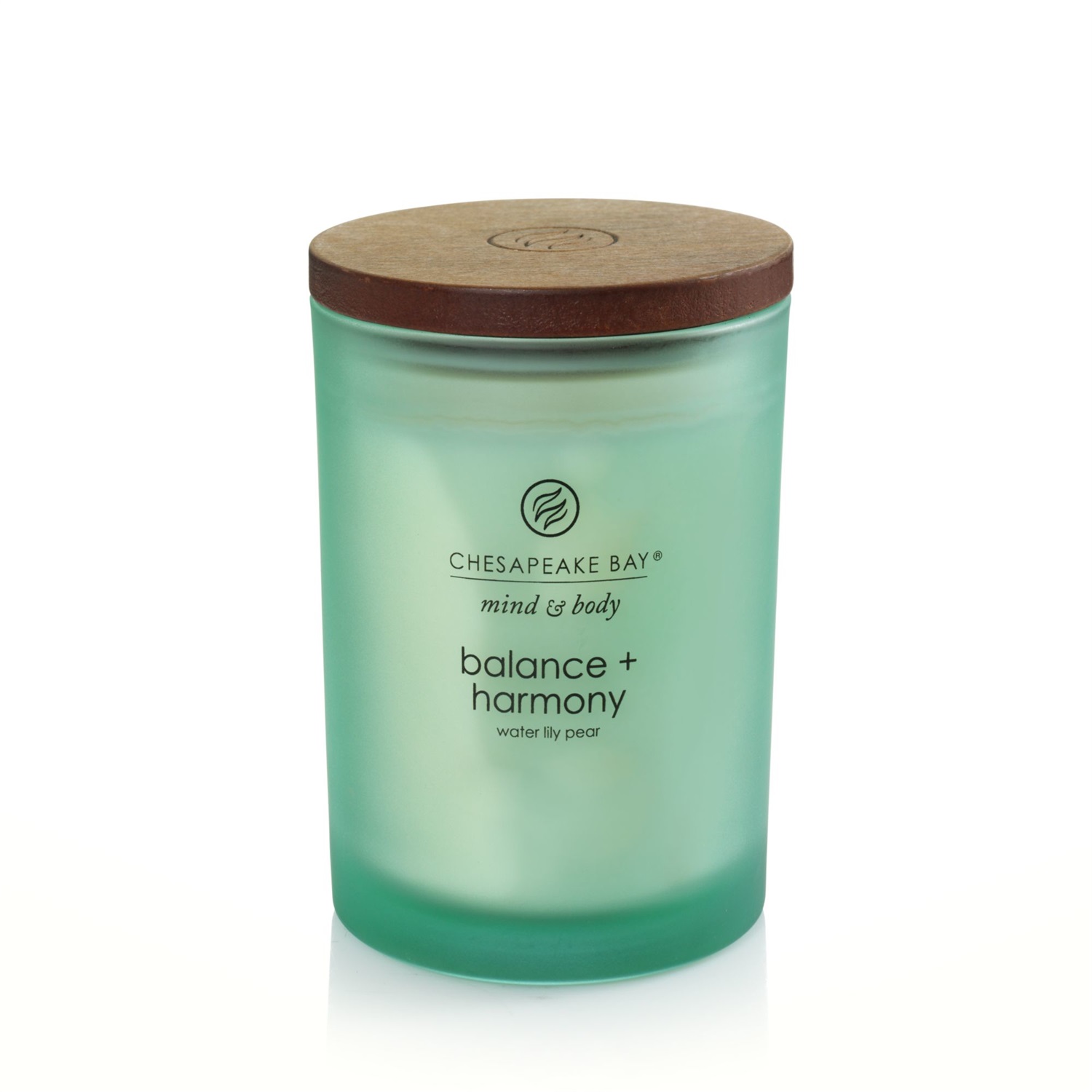 Chesapeake Bay Candle Balance & Harmony Candela Profumata Media Tumbler 250g - Aromaterapia con Note di Ninfea e Pera, Durata Fino a 57 Ore
