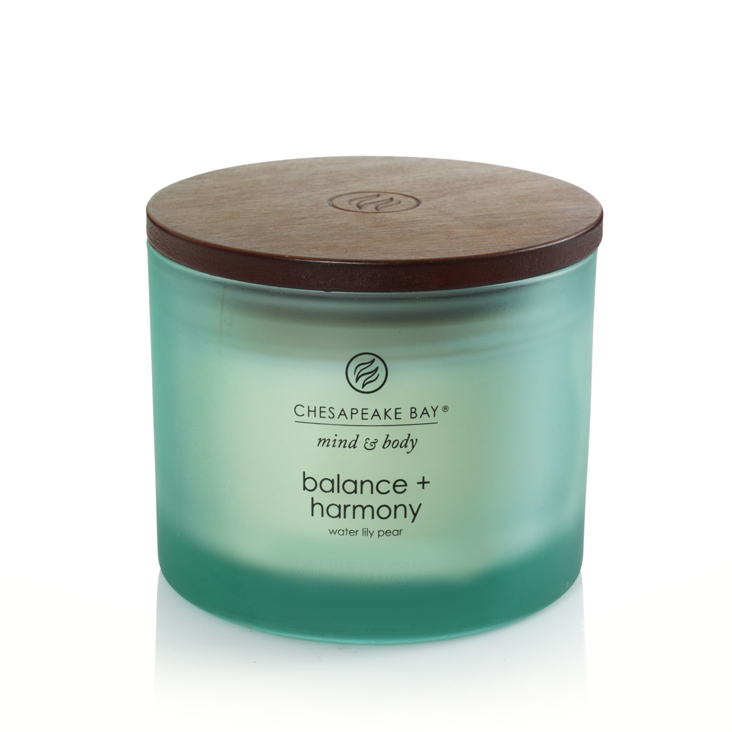 Chesapeake Bay Candle Balance & Harmony Candela Profumata 3 Stoppini Pera di Ninfea 312g