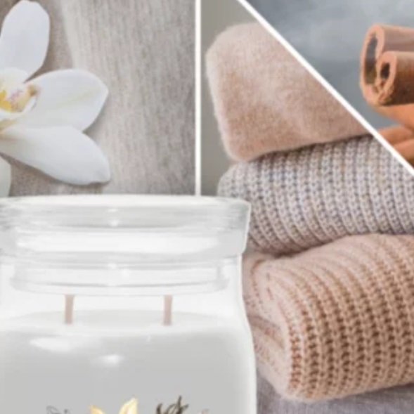 Yankee Candle Smoked Vanilla & Cashmere - Candela Profumata Giara Grande 567g con Note Fumose e Calda Ambra