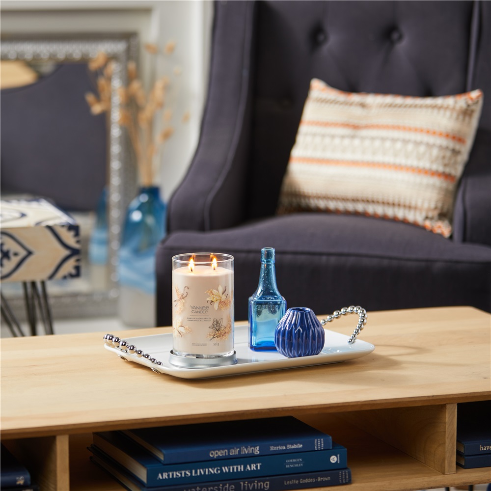 Yankee Candle Vanilla Crème Brûlée - Candela Profumata Tumbler Grande 567 g con 2 Stoppini e Fragranza Dolce e Speziata