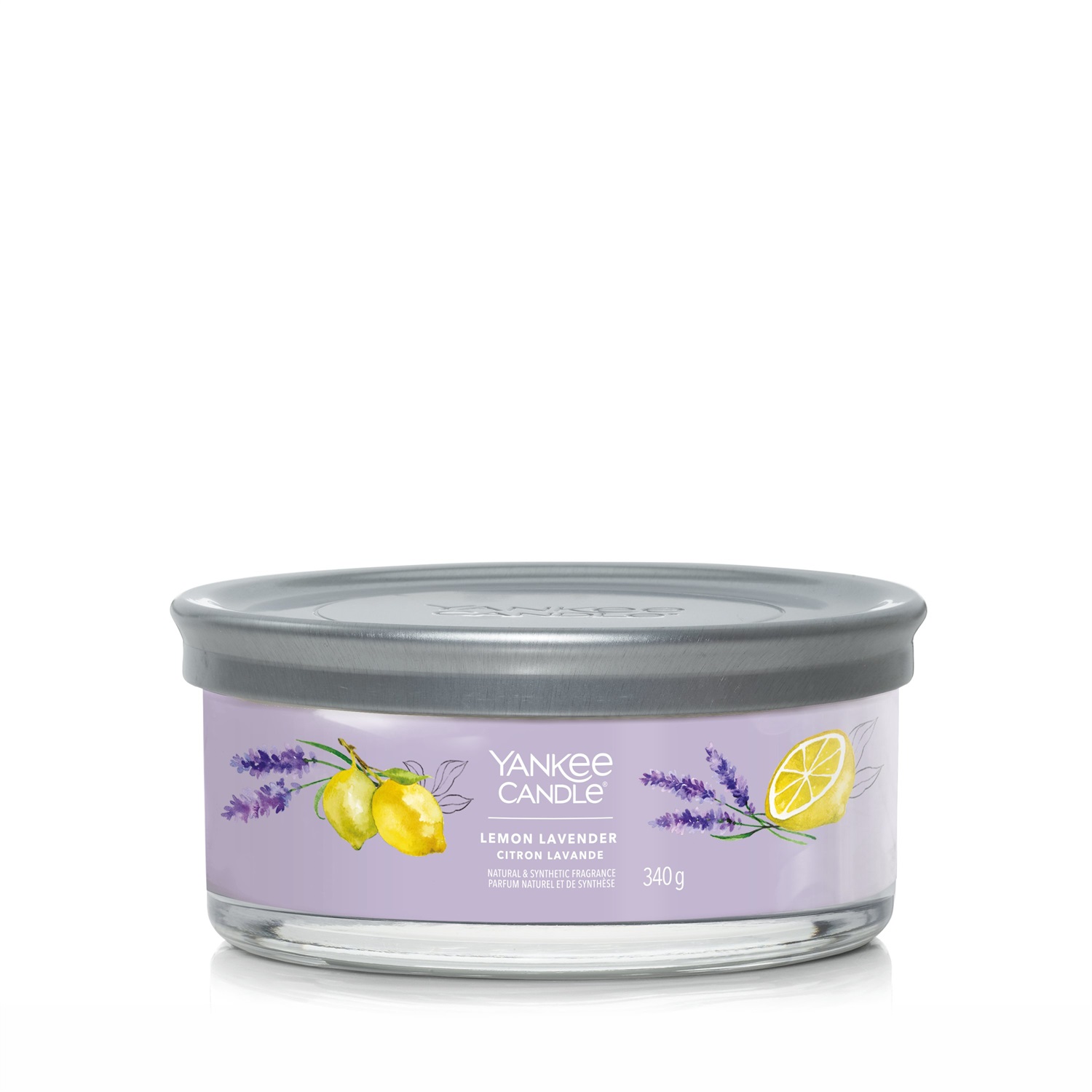 Yankee Candle Tumbler Multi-Stoppino Lemon Lavender 340 gr - Fragranza Agrumata con Note di Lavanda