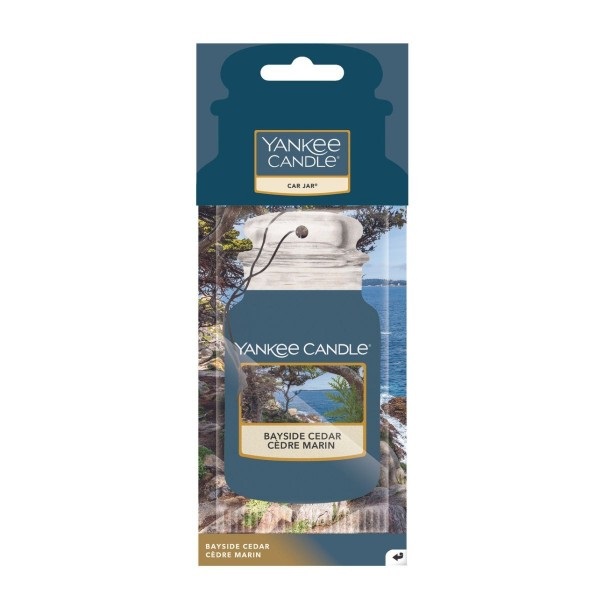 Yankee Candle Bayside Cedar Profumatore per Auto 1 pz - Fragranza Fresca e Pulita con Note di Bergamotto e Pera