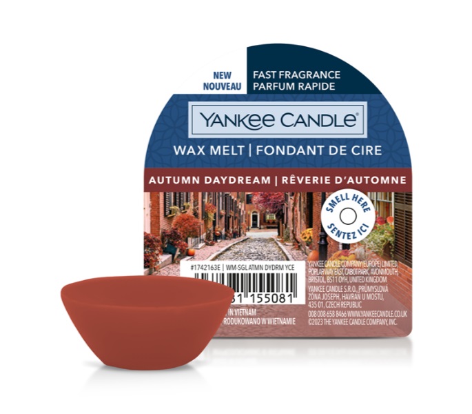 Yankee Candle Autumn Daydream Wax Melts 22g - Cera da Fondere Profumata con Note di Chiodi di Garofano, Lavanda, Abete e Legno di Eucalipto