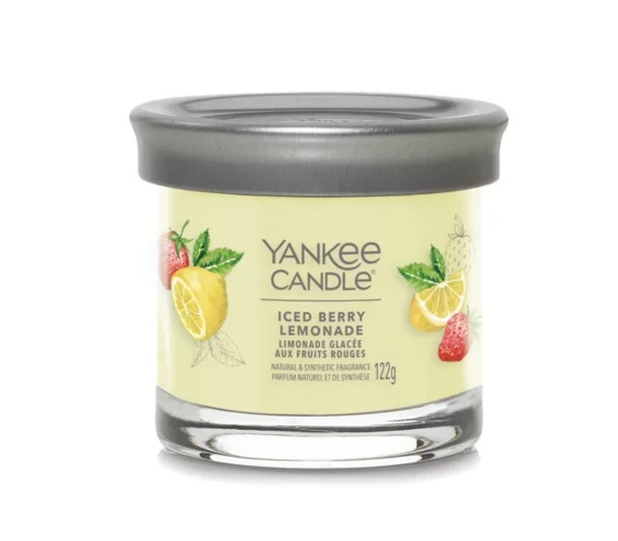 Yankee Candle Iced Berry Lemonade Candela Profumata Tumbler Piccola 122 g
