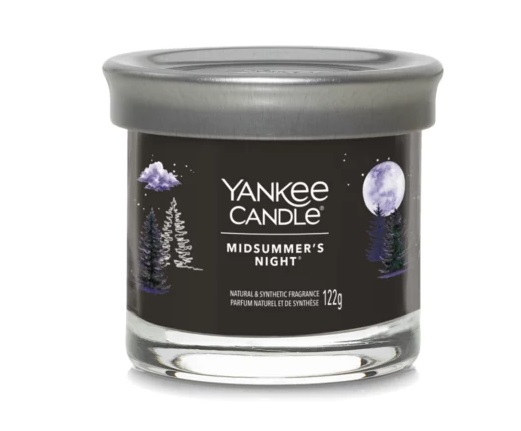 Yankee Candle Midsummer's Night Candela Profumata Tumbler Piccola 122 g - Fragranza Maschile con Note di Muschio e Patchouli