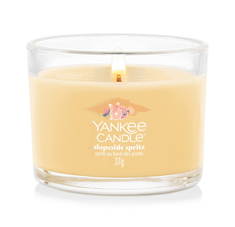 Yankee Candle Slopeside Spritz - Candela profumata 37 g per un'atmosfera accogliente