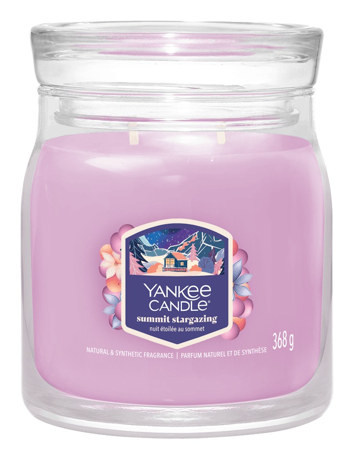 Yankee Candle Summit Stargazing - Candela Profumata in Giara Media da 368 g con Fragranza Floreale