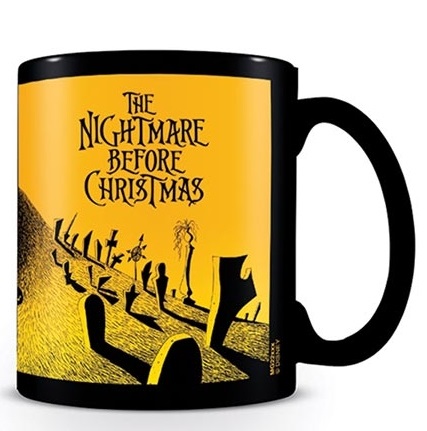 Pyramid International SCMG24622 Tazza Termosensibile Nightmare Before Christmas - Graveyard Scene, Nero che diventa Giallo con bevande calde, 1 pezzo