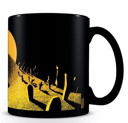 Pyramid International SCMG24622 Tazza Termosensibile Nightmare Before Christmas - Graveyard Scene, Nero che diventa Giallo con bevande calde, 1 pezzo