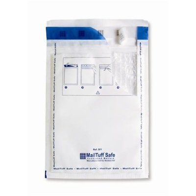 Sealed Air Busta Imbottita Mail Lite Tuff Cushioned D 18x26 cm Bianco Impermeabile - Conf. 10 Pezzi