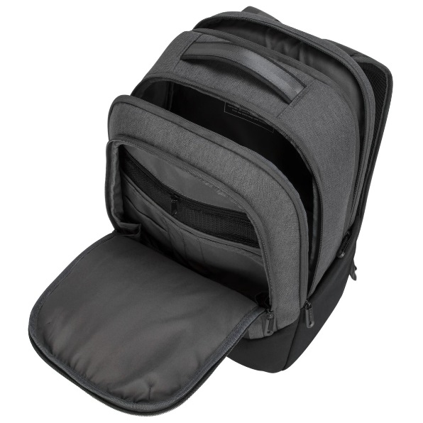 Targus Cypress Hero Backpack EcoSmart - Zaino porta computer 15.6'' Grigio - Realizzato con materiali riciclati