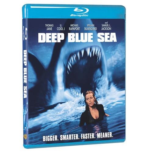 Warner Bros Deep Blue Sea Blu-ray - Valutazione R, con Thomas Jane, Saffron Burrows e Samuel L. Jackson