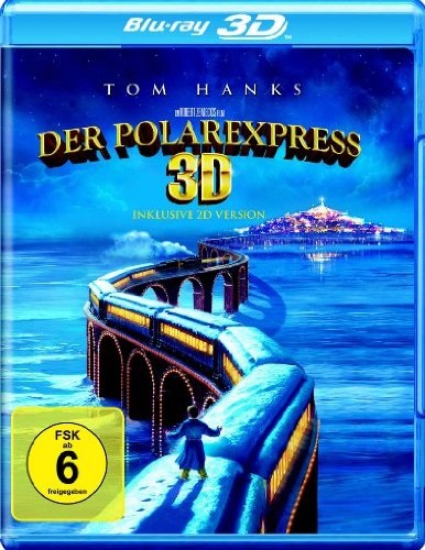Warner Bros (Universal Pictures) Der Polarexpress Blu-ray - inkl. 2D-Version con Tom Hanks, Renee Zellweger e Julene Scolari