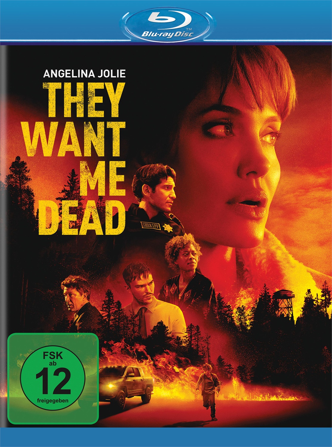 Warner Bros (Universal Pictures) They Want Me Dead - Blu-ray con Angelina Jolie, Jon Bernthal, Nicholas Hoult, Edizione Tedesca e Inglese