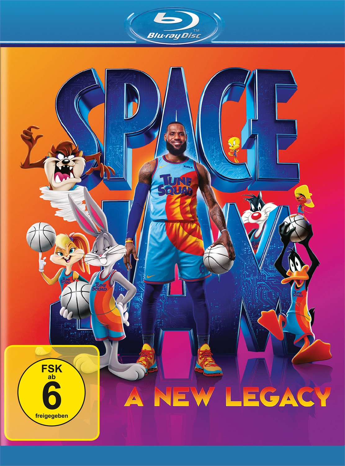 Warner Bros (Universal Pictures) Space Jam: A New Legacy - Blu-ray con Tedesco e Inglese, Attori: Cheadle, Don Martin-Green, Sonequa, Bunny, Bugs