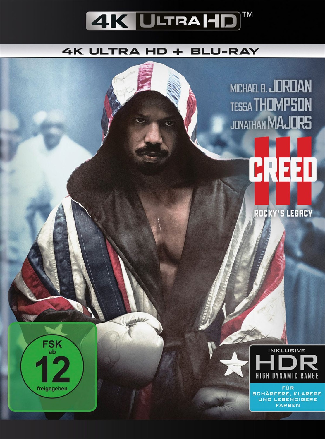 Warner Bros (Universal Pictures) Creed 3: Rocky's Legacy (4K Ultra HD Blu-ray) con Michael B. Jordan e Tessa Thompson - Valutazione PG-13