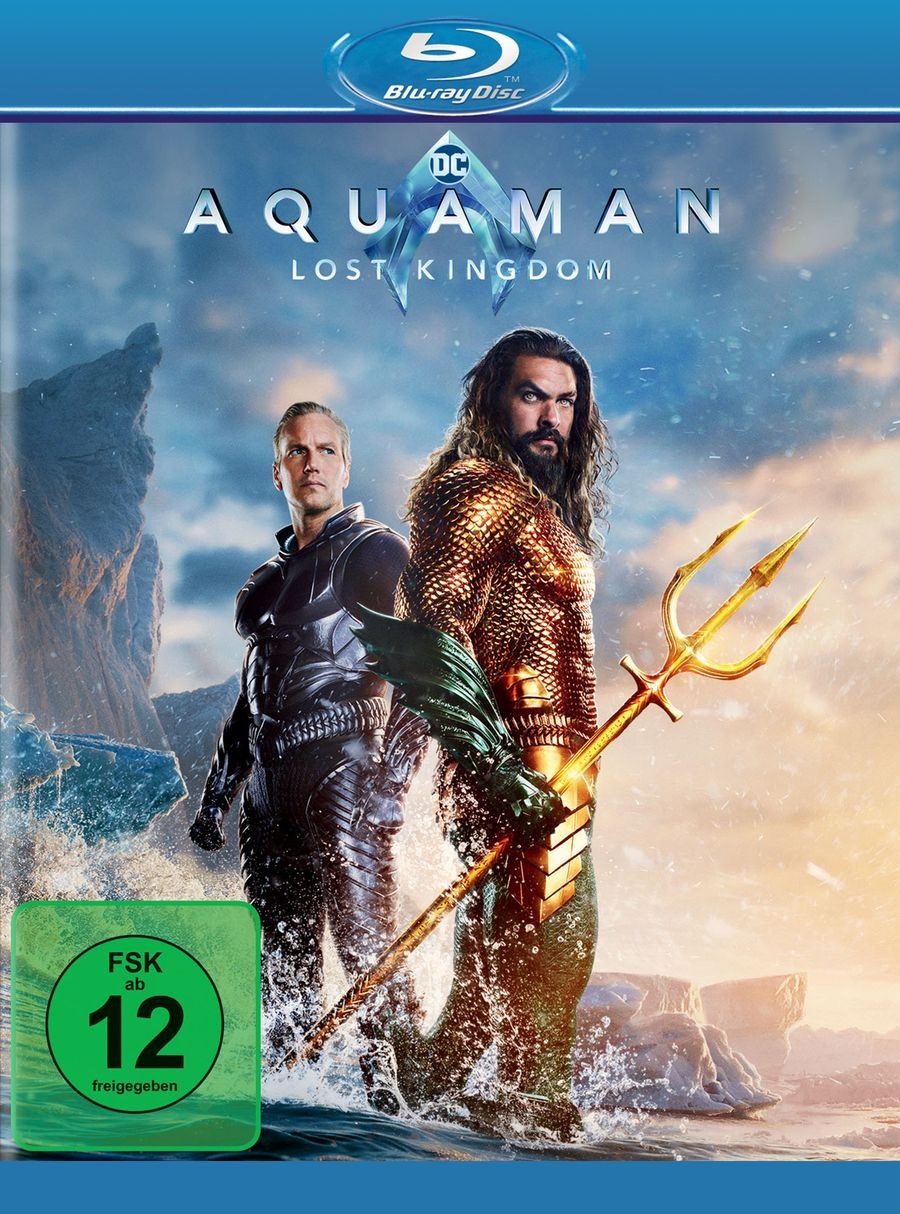 Warner Bros (Universal Pictures) Aquaman: Lost Kingdom - Blu-ray con Jason Momoa, Nicole Kidman e James Wan