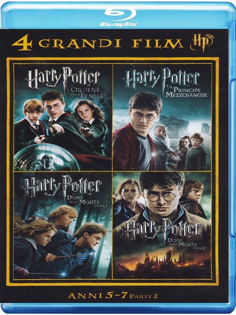 Warner Home Video - Harry Potter: 4 Grandi Film - Anni 5-7 Parte 2 (4 Blu-Ray)