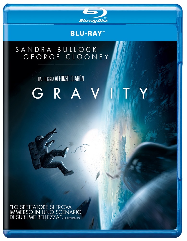 Warner Bros. Gravity (Blu-Ray) - Film di Fantascienza di Alfonso Cuaron con Sandra Bullock e George Clooney