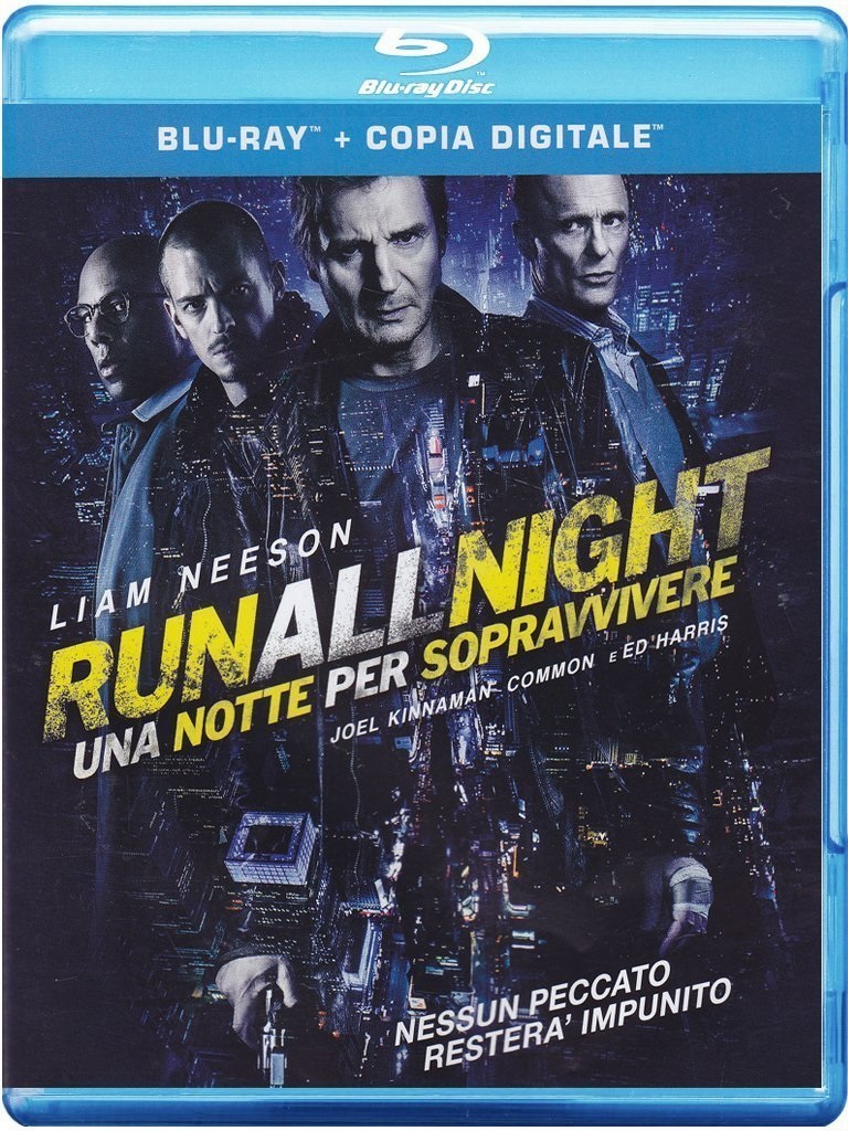 Warner Home Video Run All Night - Una Notte per Sopravvivere (Blu-Ray) - Film di Azione con Liam Neeson e Ed Harris