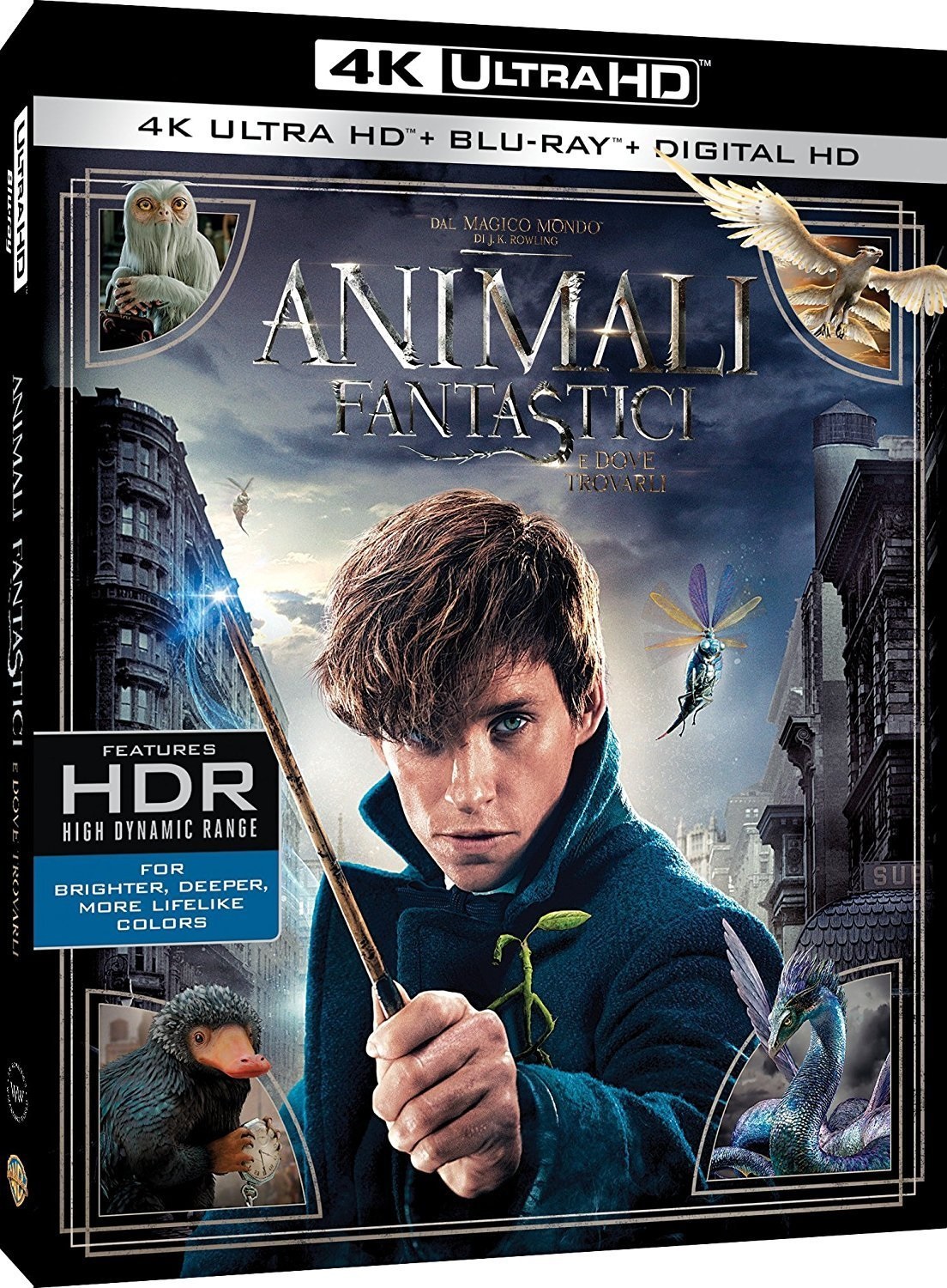 Warner Bros Animali Fantastici e Dove Trovarli - 4K Ultra HD Blu-Ray Digital Copy