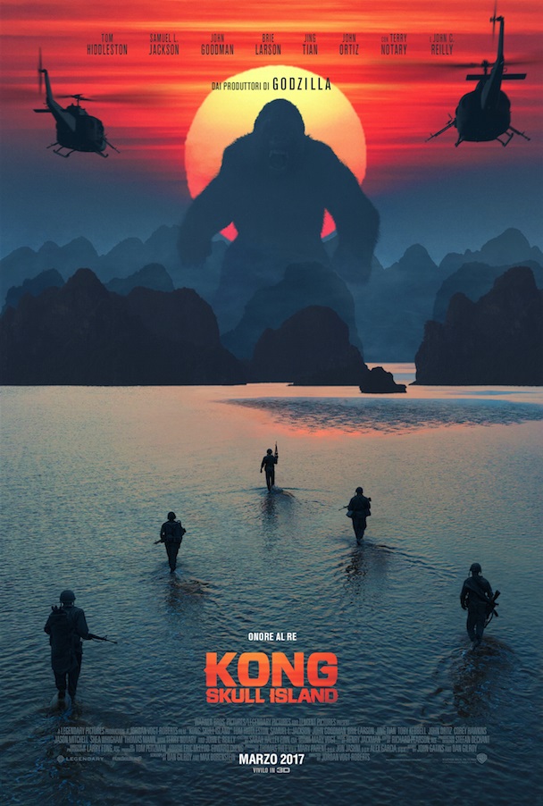 Warner Bros Kong: Skull Island - Blu-Ray (2017) - Azione, PG-13, con Tom Hiddleston, Samuel L. Jackson e John Goodman