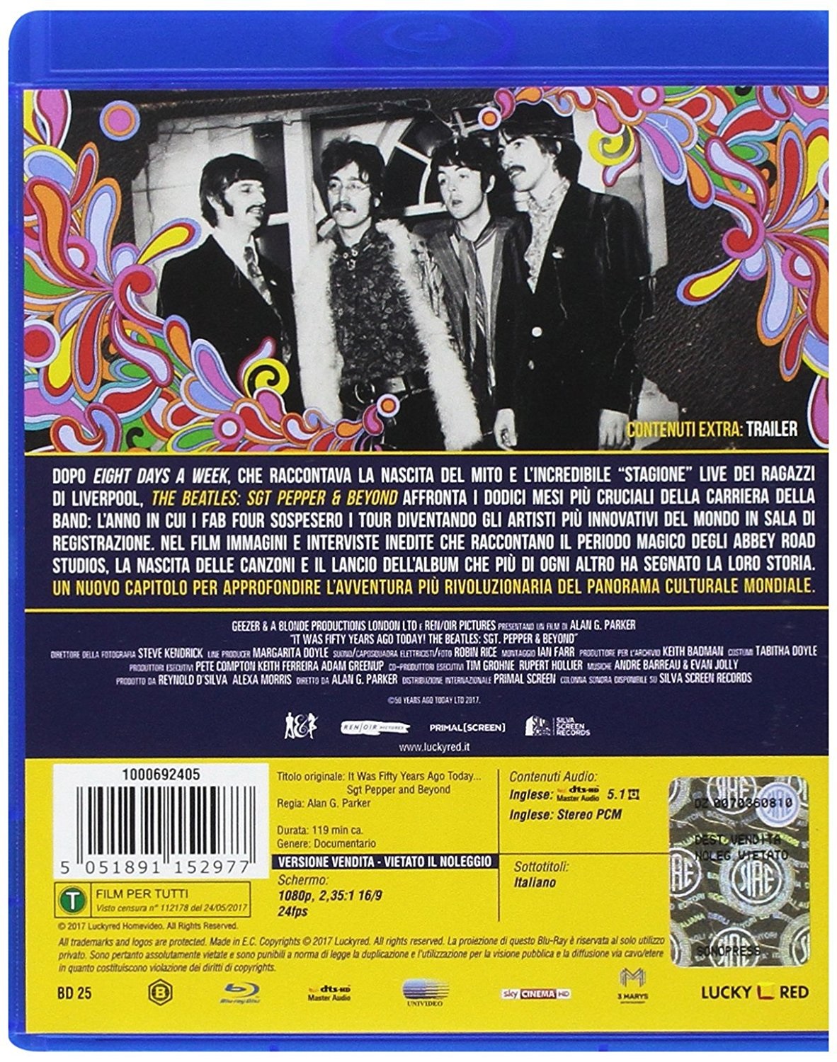 Warner Home Video The Beatles: Sgt Pepper & Beyond - Documentario Blu-Ray, Valutazione G, Regia di Alan G. Parker