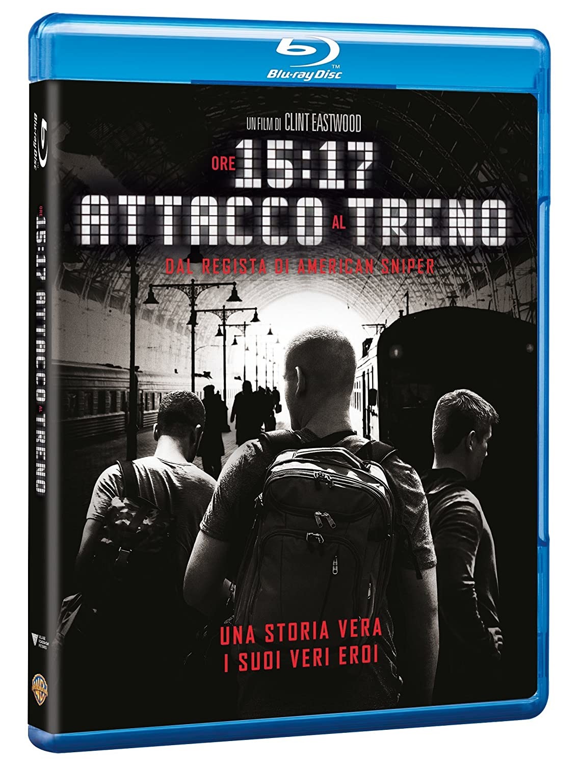 Warner Home Video - 15:17 Attacco al Treno (Blu-Ray) - Film di Clint Eastwood con Spencer Stone, Anthony Sadler e Alek Skarlatos