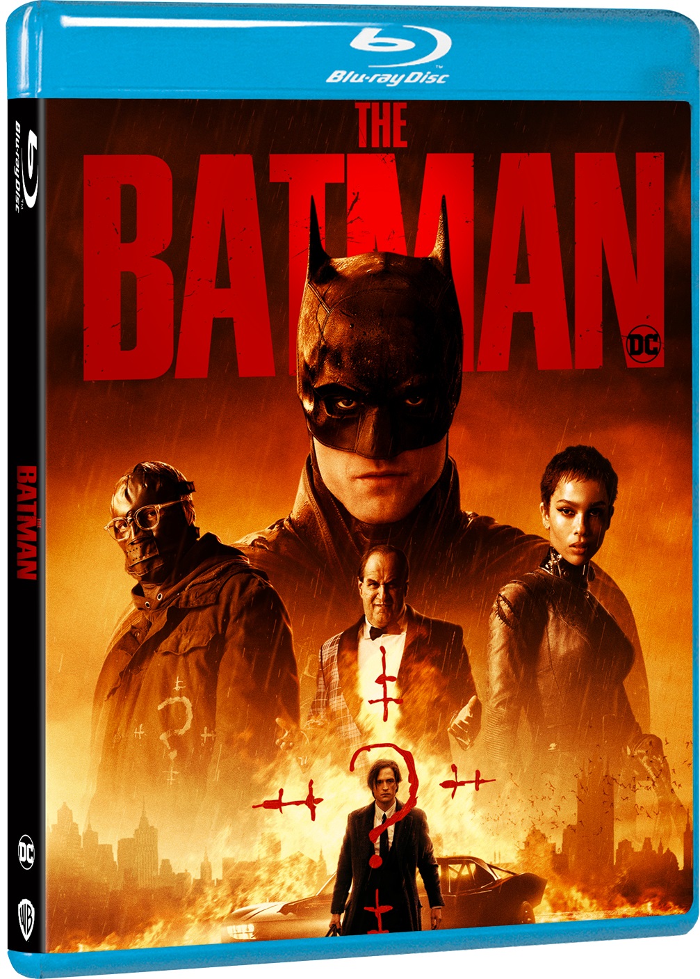 Warner Bros. The Batman (2022) Blu-ray - Azione con Zöe Kravitz, Robert Pattinson e Jeffrey Wright, Regia di Matt Reeves, Valutazione PG-13
