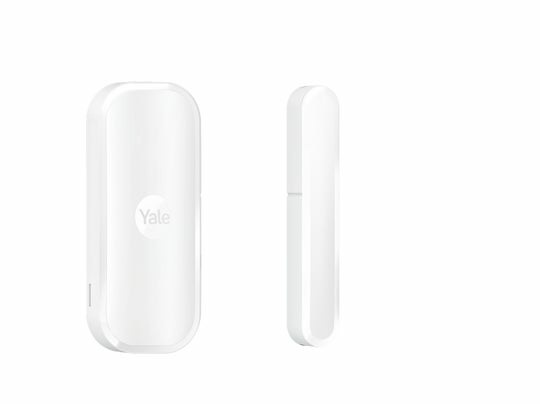 Yale AL-DC-1A-W Sensore per Porte e Finestre Wireless con Avvisi in Tempo Reale e Copertura fino a 1 km