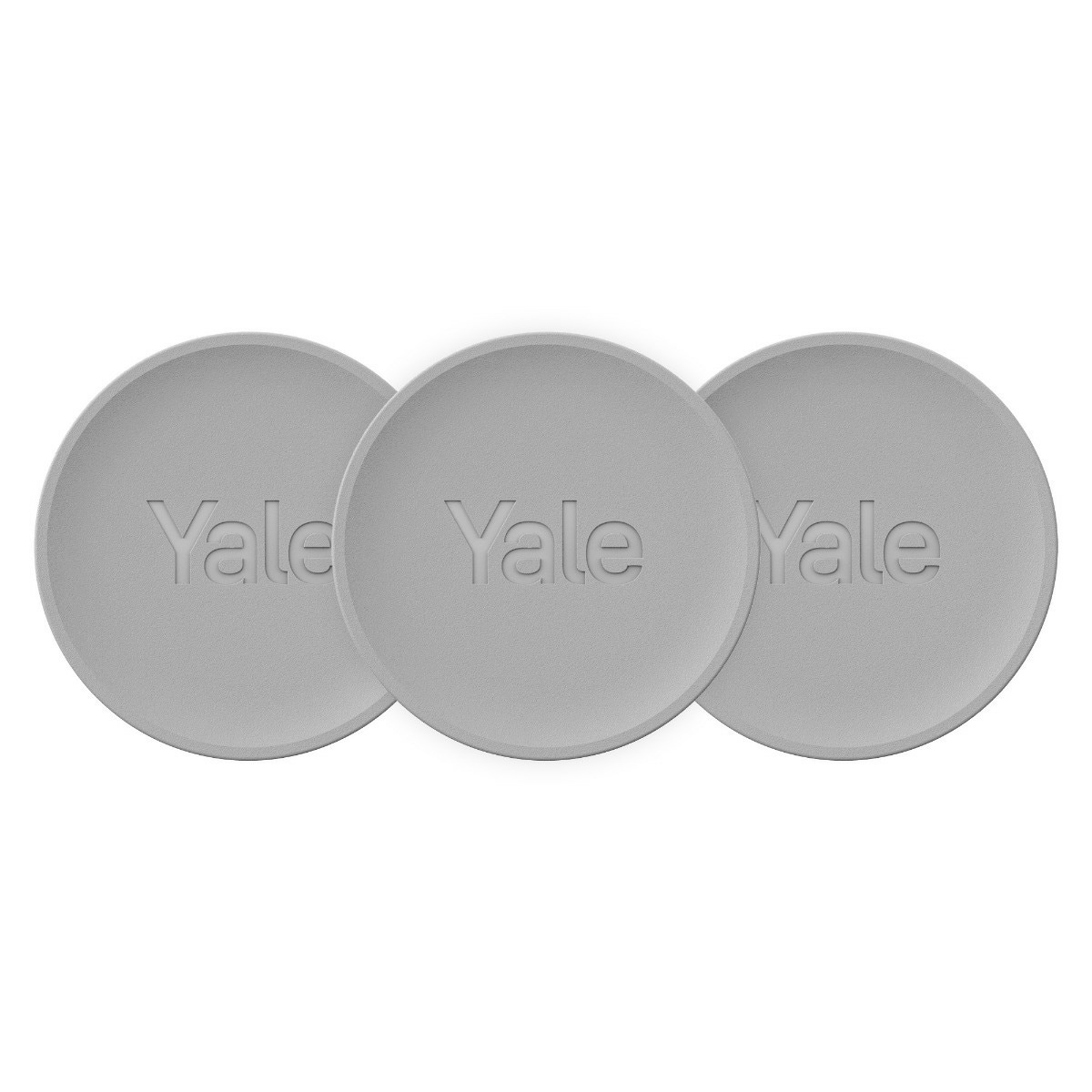 Yale Dot 3 Pezzi 05/601000/MB Nero - Etichetta per Tasti con Accesso Senza Chiave, Wi-Fi e Bluetooth, Controllo tramite App Yale Home