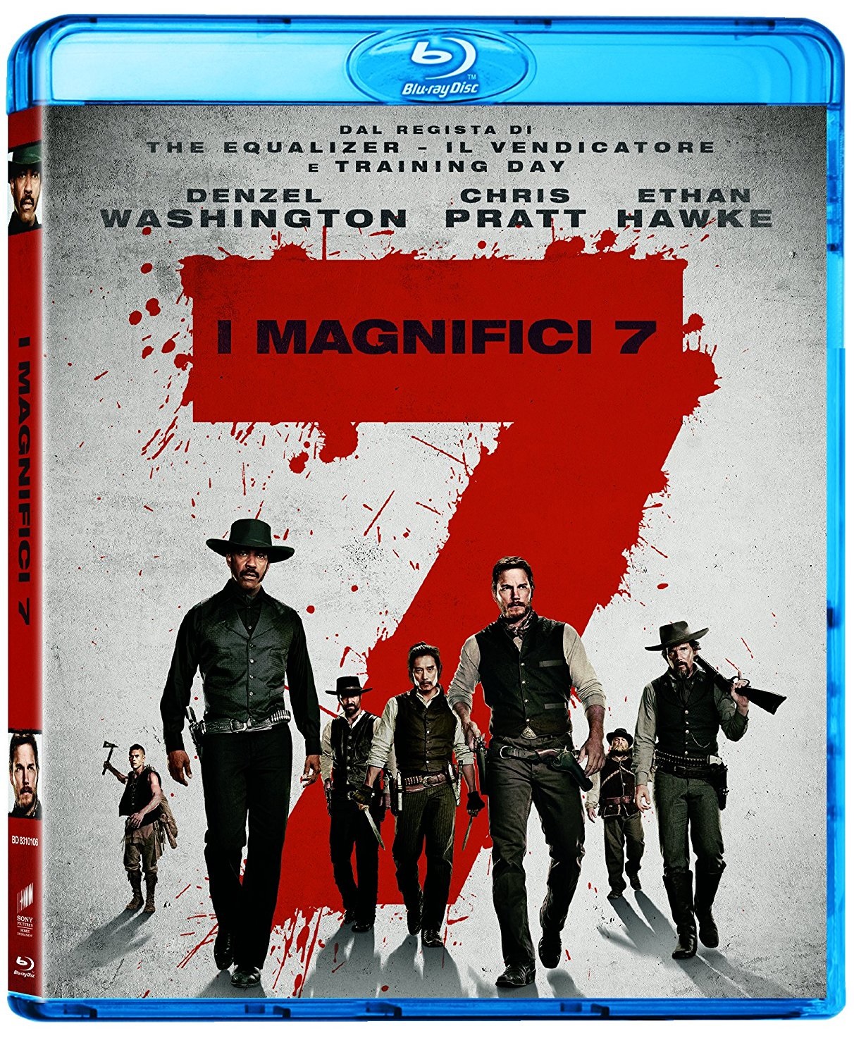Sony I Magnifici 7 (Blu-ray) - Film d'Azione con Washington, Pratt, Hawke, D'Onofrio