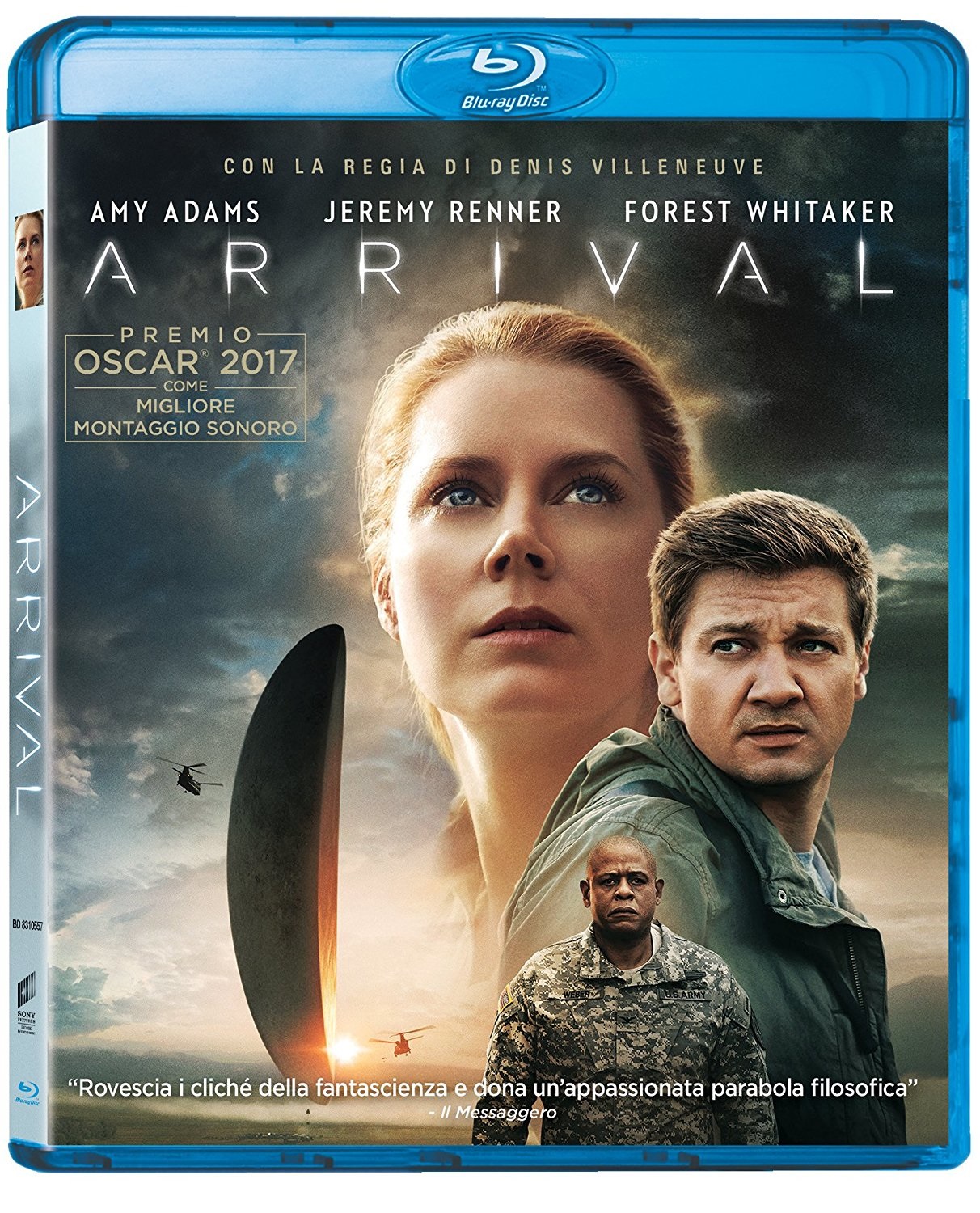 Warner Bros Arrival - Blu-Ray Drammatico con Amy Adams, Jeremy Renner e Forrest Whitaker