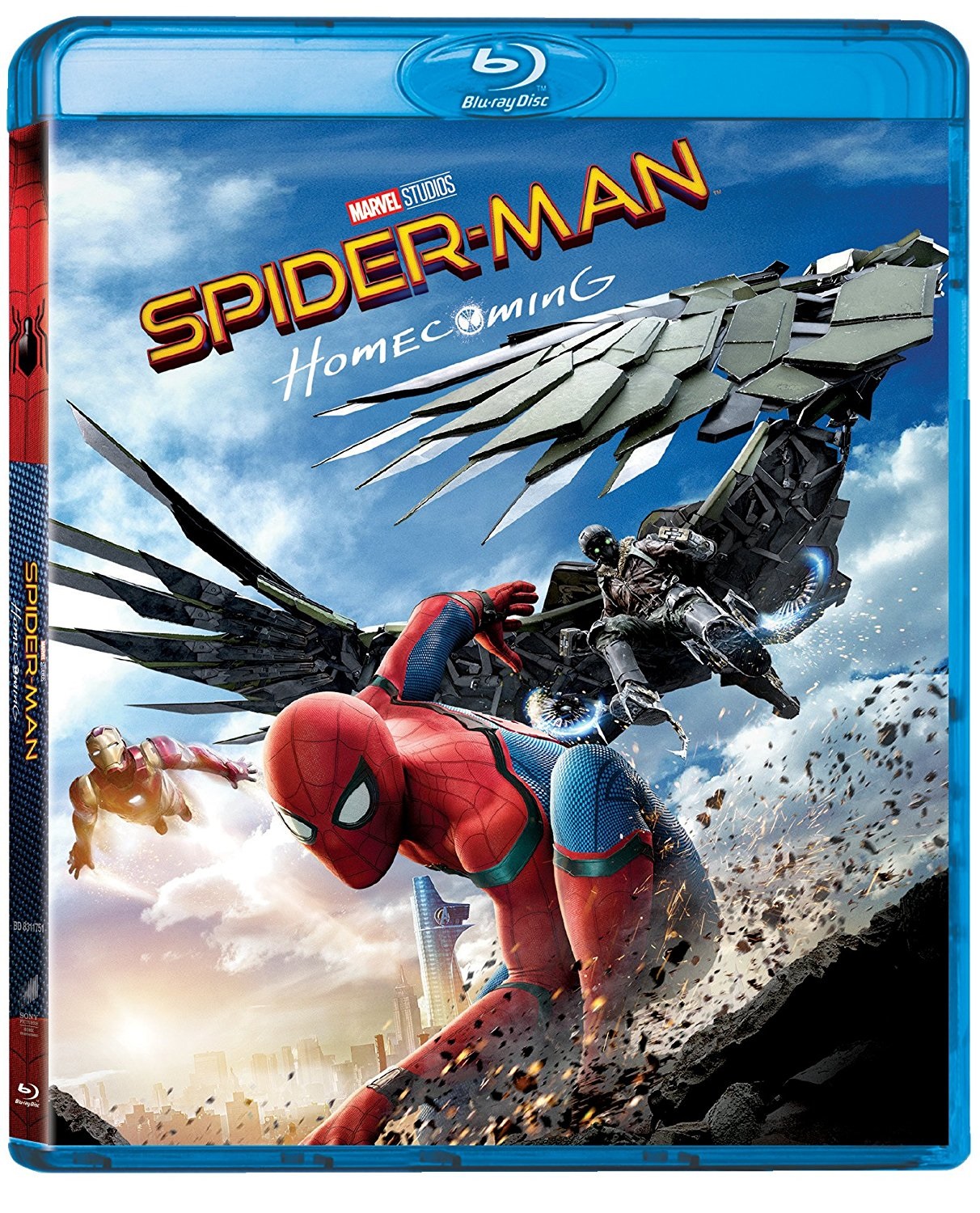 Sony Spider-Man: Homecoming (Blu-ray) - Azione, 2017, con Tom Holland, Marisa Tomei e Michael Keaton, Valutazione PG-13