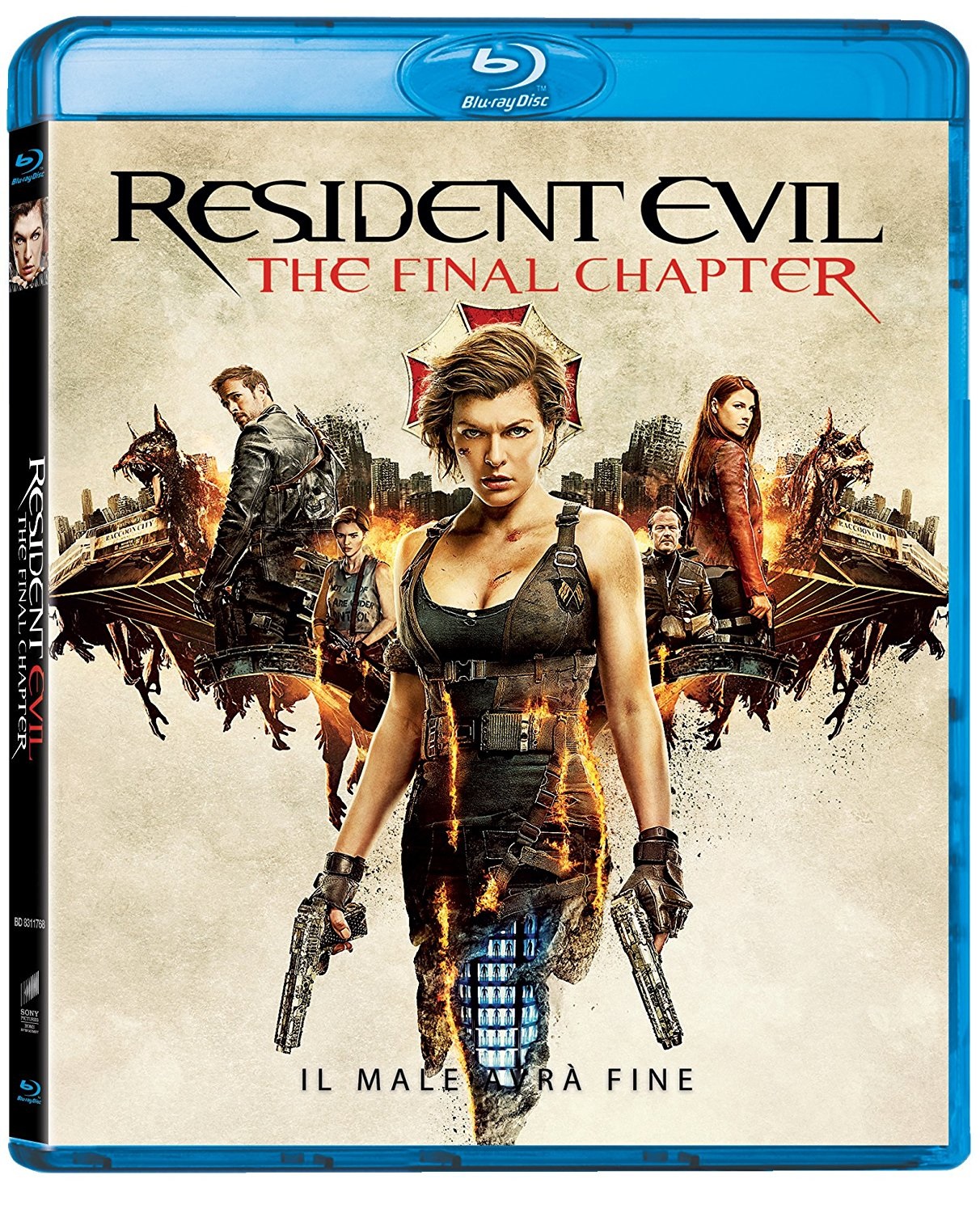 Sony Pictures Resident Evil: The Final Chapter - Blu-Ray, Azione, Valutazione G, 2017, con Milla Jovovich e Ali Larter