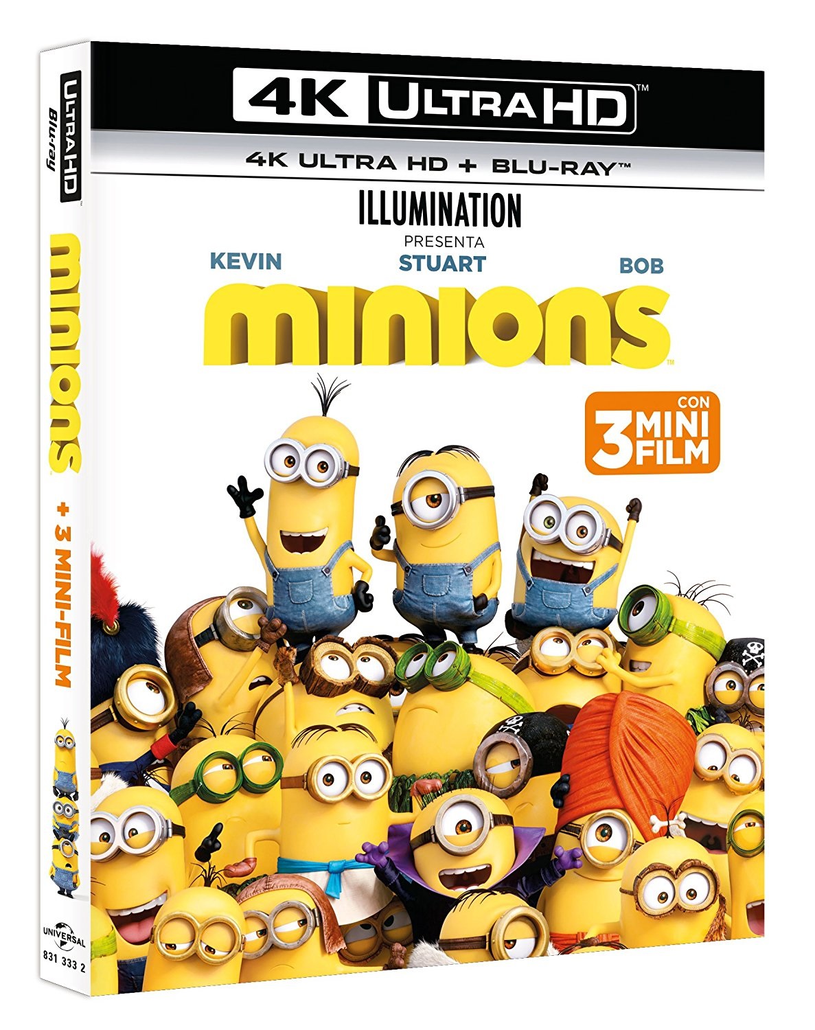 Universal Minions (4K Ultra HD Blu-Ray) - Animazione Digitale, Valutazione G, con Sandra Bullock, Jon Hamm e Michael Keaton