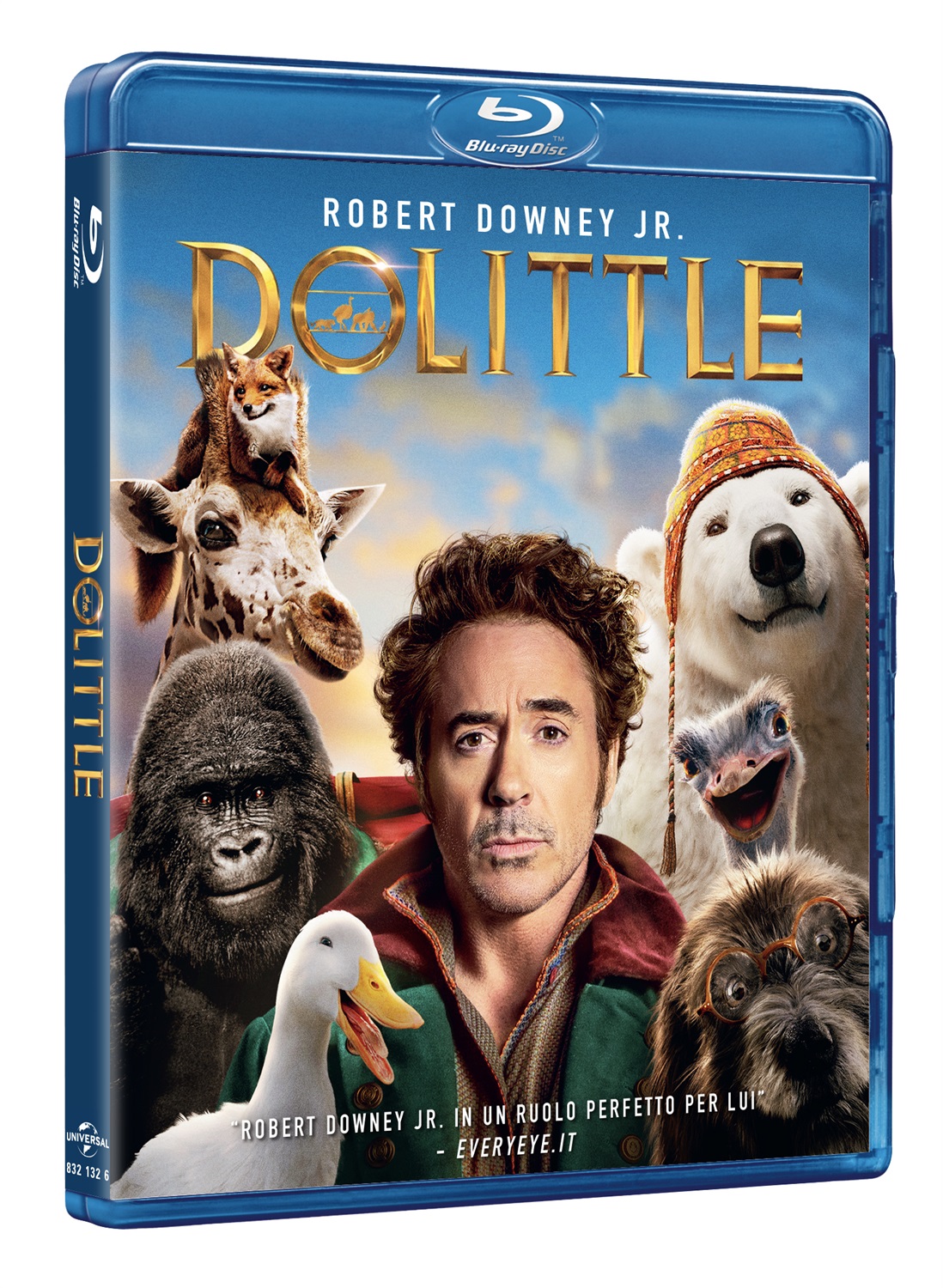 Universal Pictures Dolittle Blu-ray 2020 - Avventura con Robert Downey Jr., Tom Holland, Marion Cotillard, Ralph Fiennes - Valutazione PG