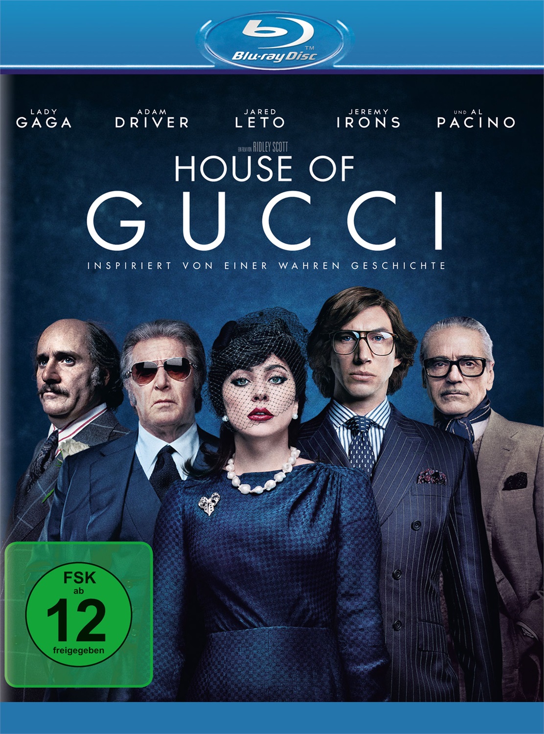 Universal Pictures House of Gucci - Blu-ray con Al Pacino, Jared Leto, Jeremy Irons e Adam Driver - Lingue: Tedesca e Inglese