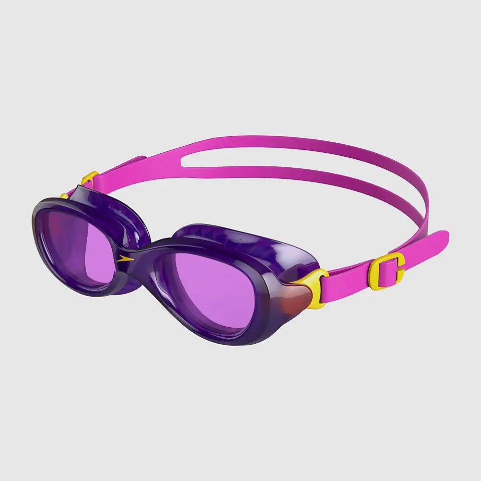 Speedo Futura Classic Occhialini da Nuoto Unisex Bambini Rosa/Violet Taglia Unica - Anti-Fog e Anti-Leak