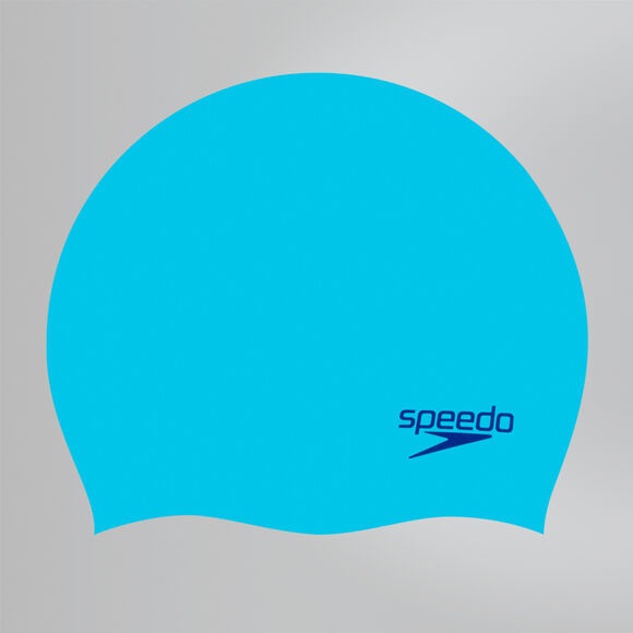 Speedo Cuffia da Nuoto in Silicone Modellato per Bambini, Blu, Taglia Unica, Design Ergonomico 3D