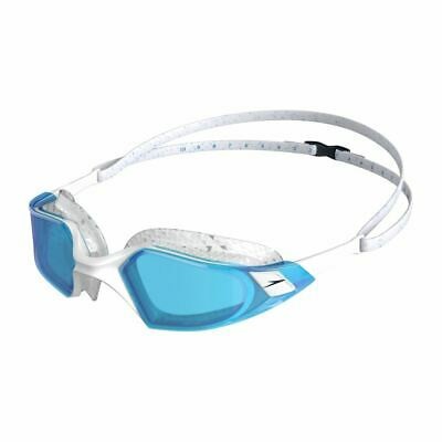 Speedo Aquapulse Pro Occhialini da Piscina Unisex Adulto - Pool/Bianco/Blu, Taglia Unica, Tecnologia 3D per Massima Impermeabilità