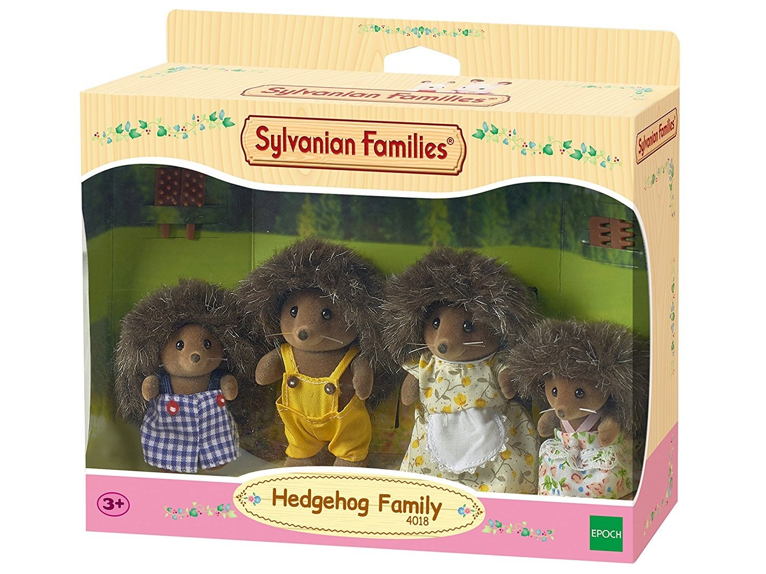 Sylvanian Families Famiglia Ricci - Action Figure con Papà, Mamma, Figlio e Figlia, Età 3