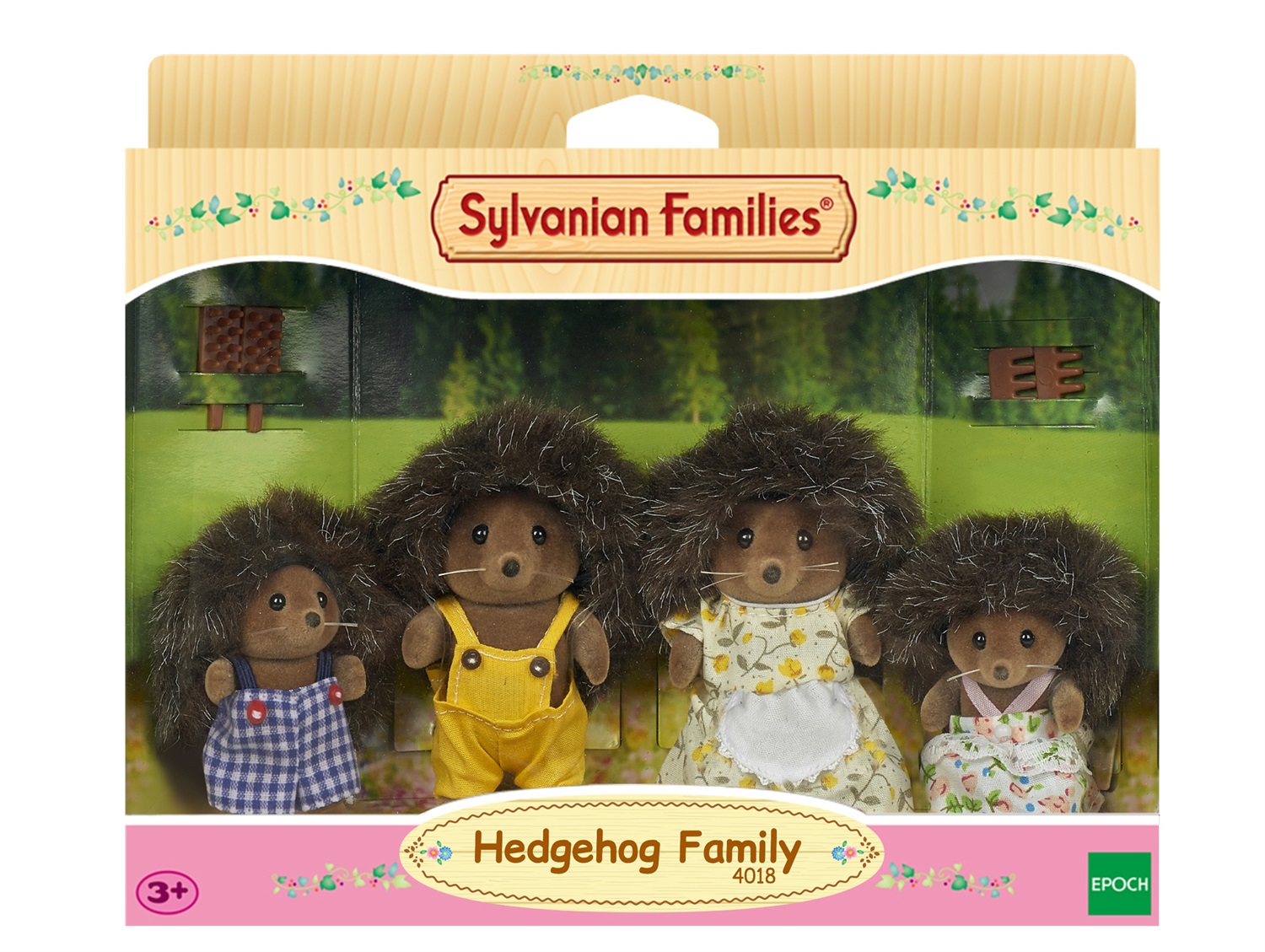 Sylvanian Families Famiglia Ricci - Action Figure con Papà, Mamma, Figlio e Figlia, Età 3