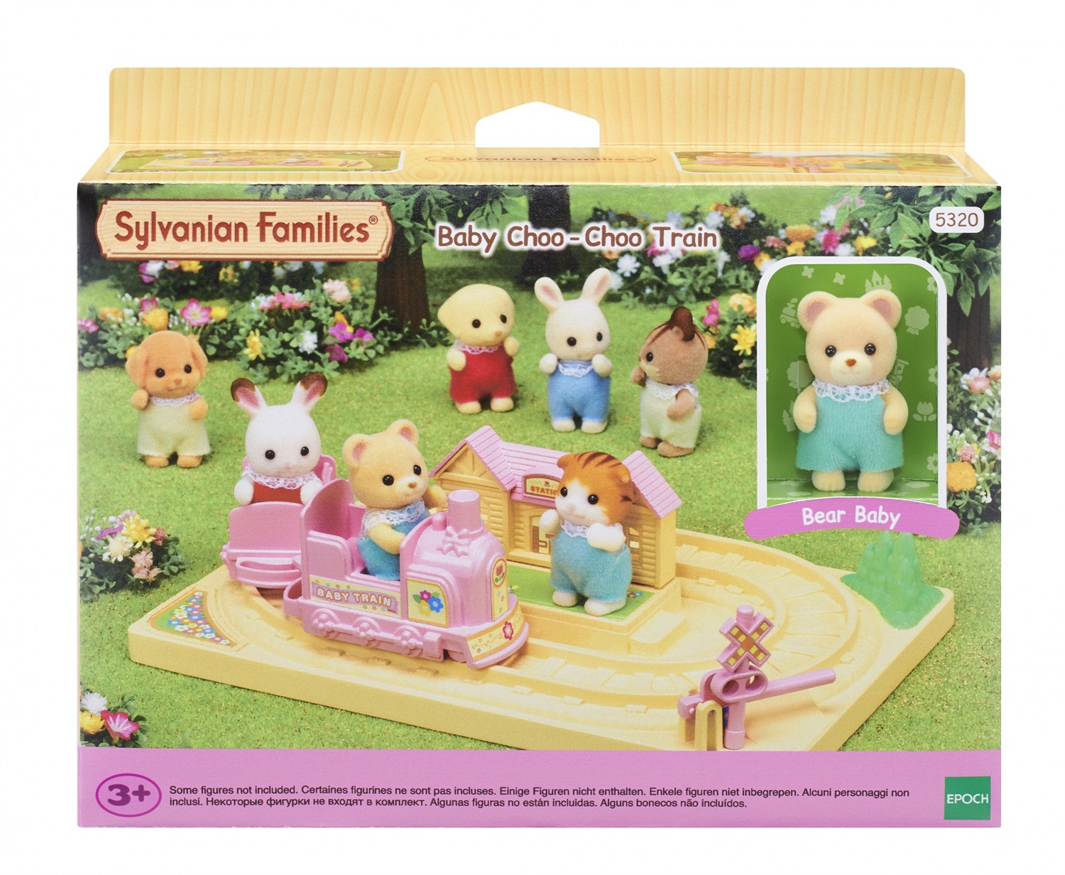 Sylvanian Families 5320 Trenino Choo-Choo - Set da Gioco con Piattaforma e Carrozze