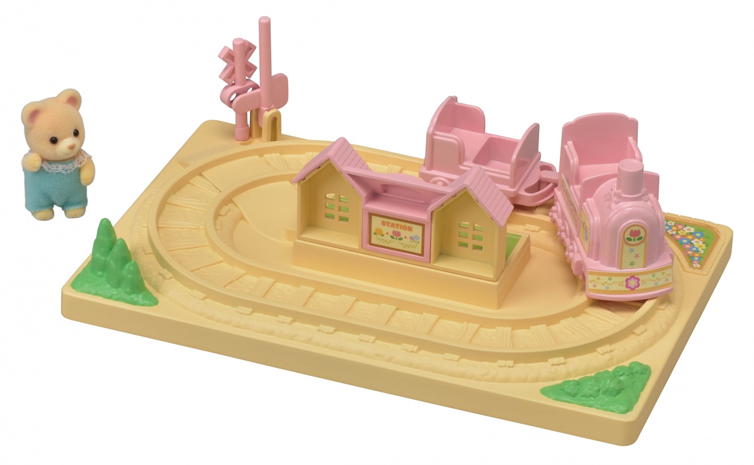 Sylvanian Families 5320 Trenino Choo-Choo - Set da Gioco con Piattaforma e Carrozze